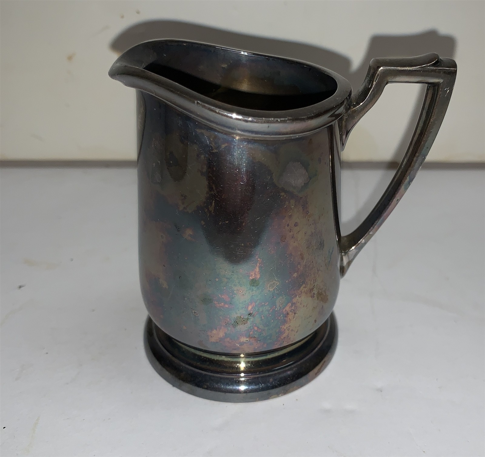 International Silver Co Silverplate Creamer Art Deco Style 4 oz