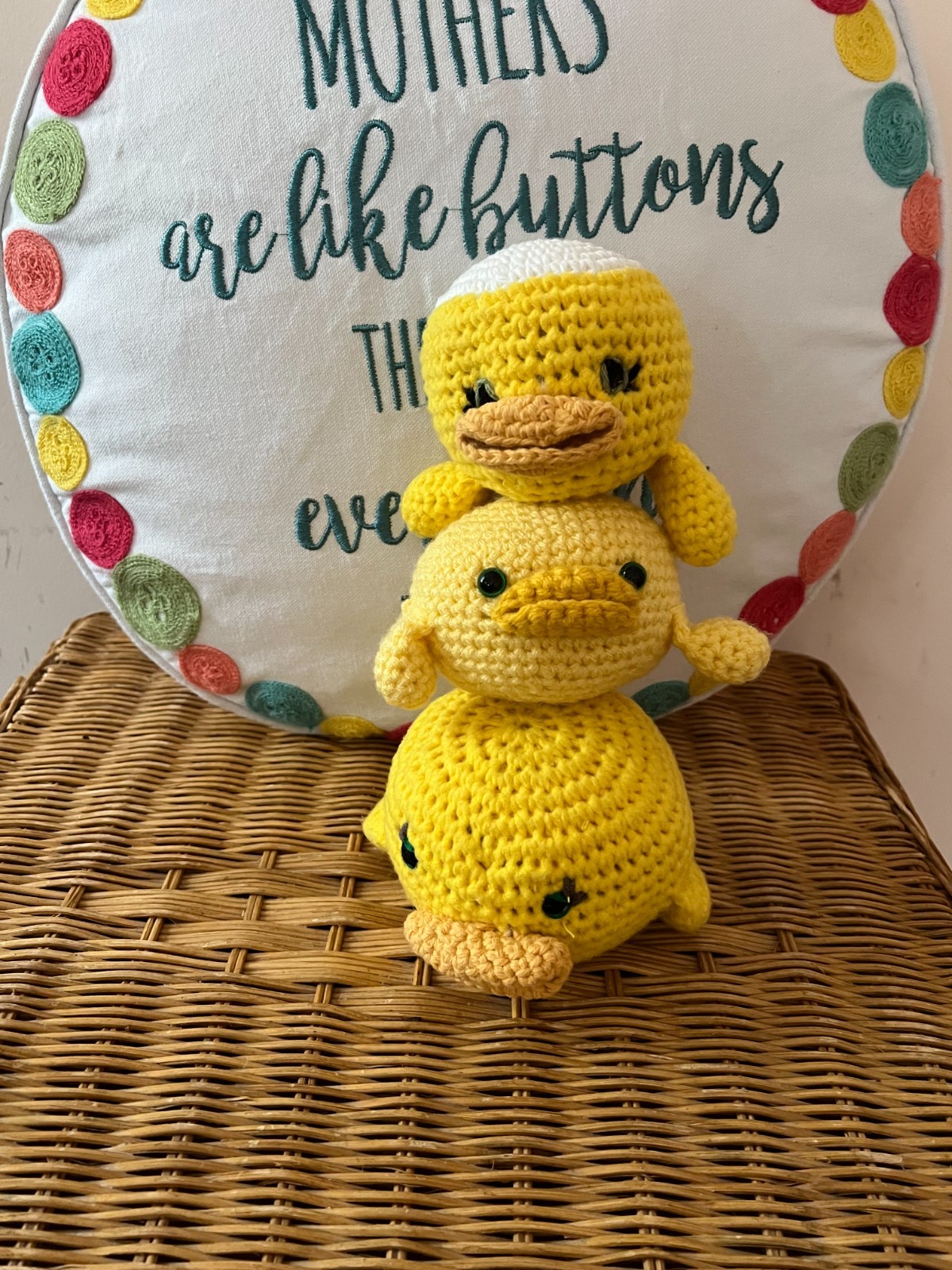 Handmade Crochet Mama Duck & Two Ducklings – Made With Love