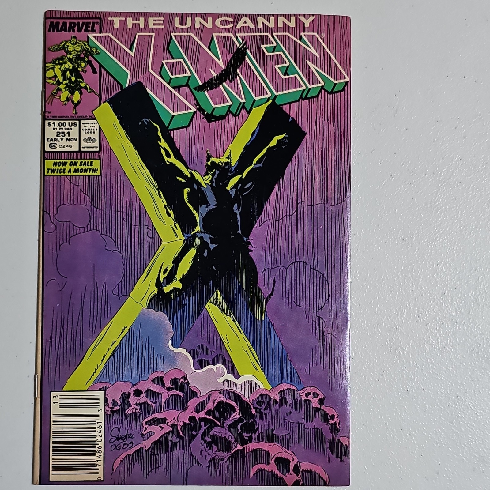 The Uncanny X-Men #251  Newsstand Variant F
