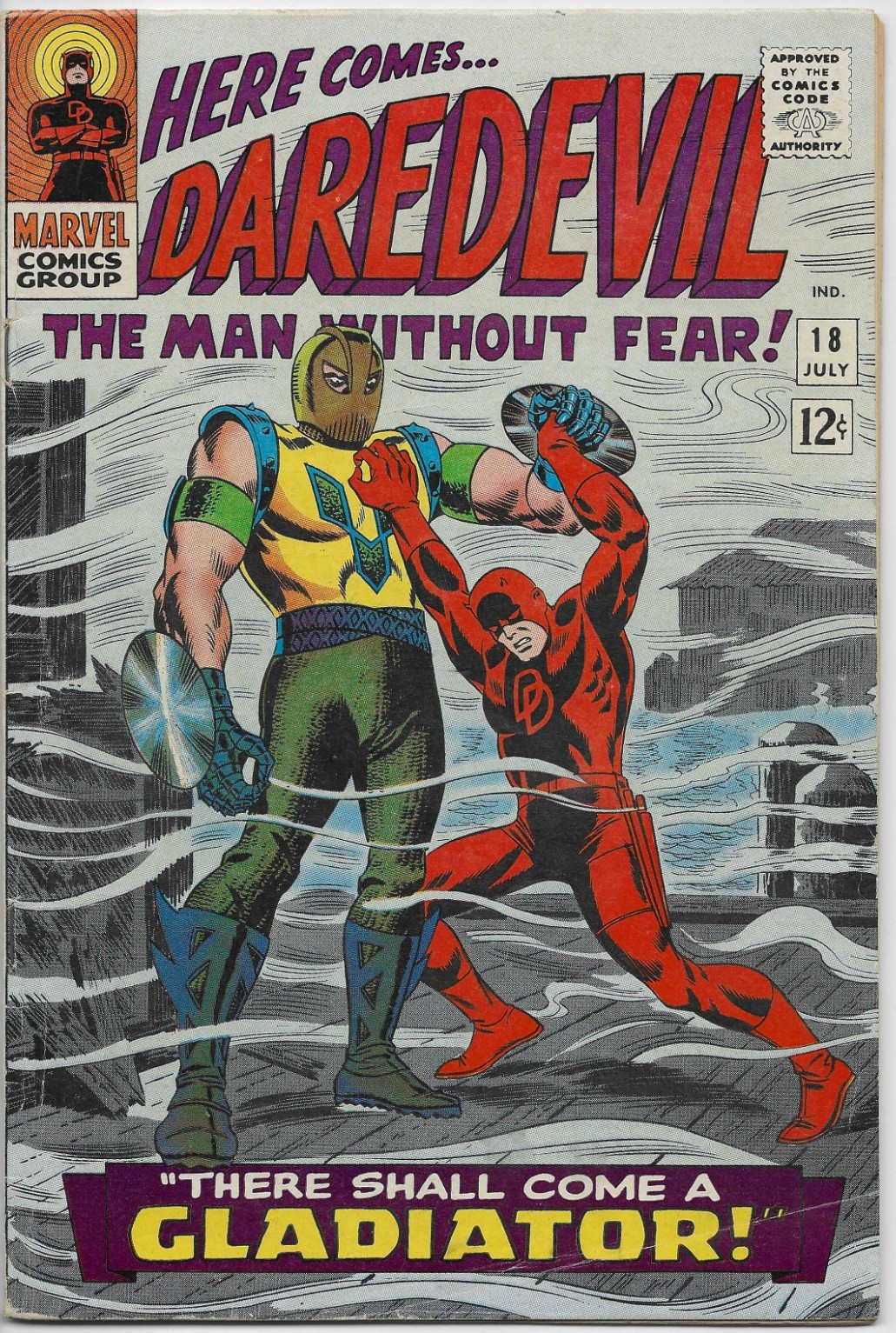 Daredevil #18 FN- 5.5 Key 1st App. Gladiator Marvel **BARGAIN BIN SALE** Daredevil #18 FN- 5.5 Key 1st App. Gladiator Marvel **BARGAIN BIN SALE**