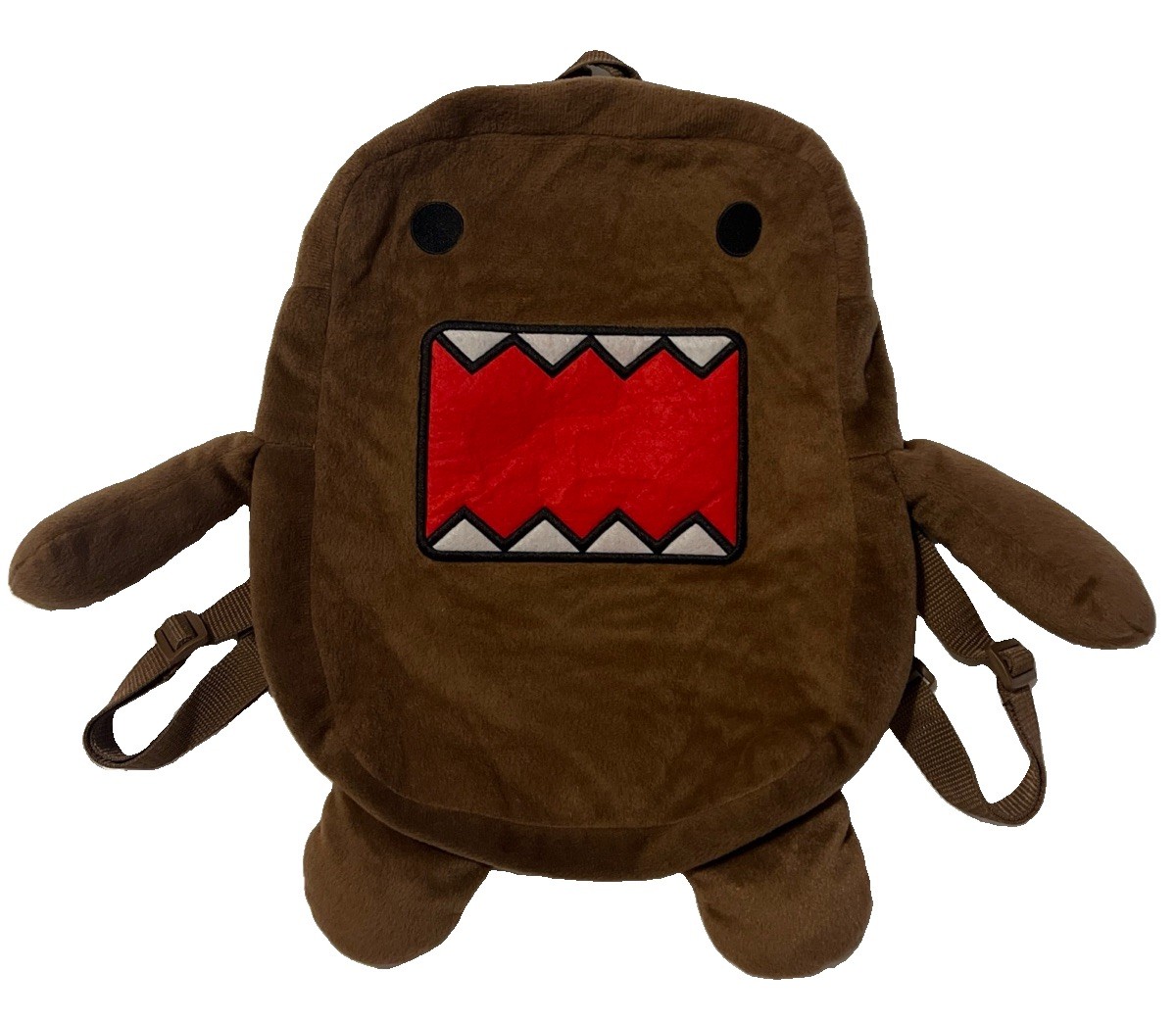 DOMO Domokun Plush Backpack Official NHK-TYO Backpack RN109028 RARE DOMO Domokun Plush Backpack Official NHK-TYO Backpack RN109028 RARE