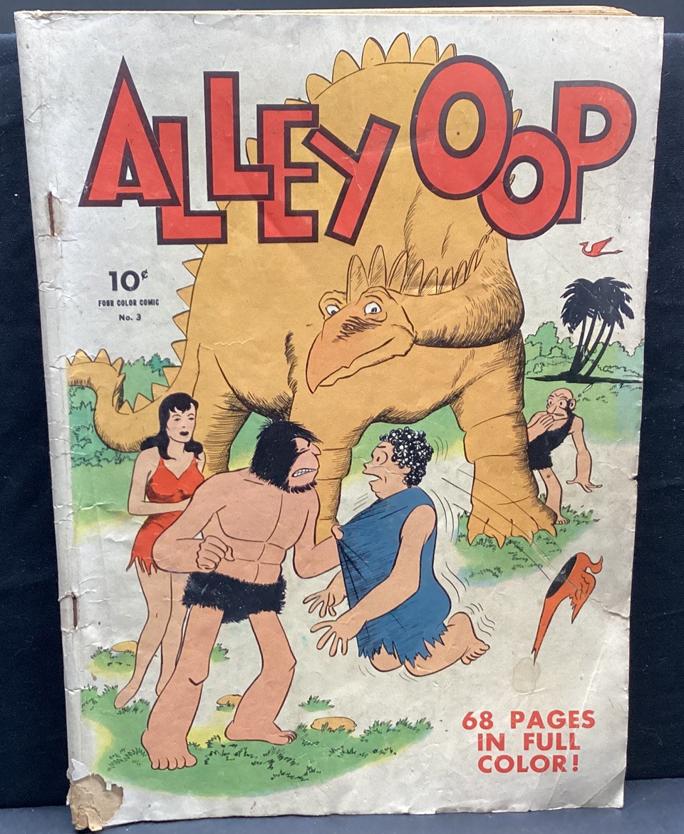 Vintage rare 1942 ALLEY OOP #3 copyright 1937–38 re-print newspaper strips Vintage rare 1942 ALLEY OOP #3 copyright 1937–38 re-print newspaper strips