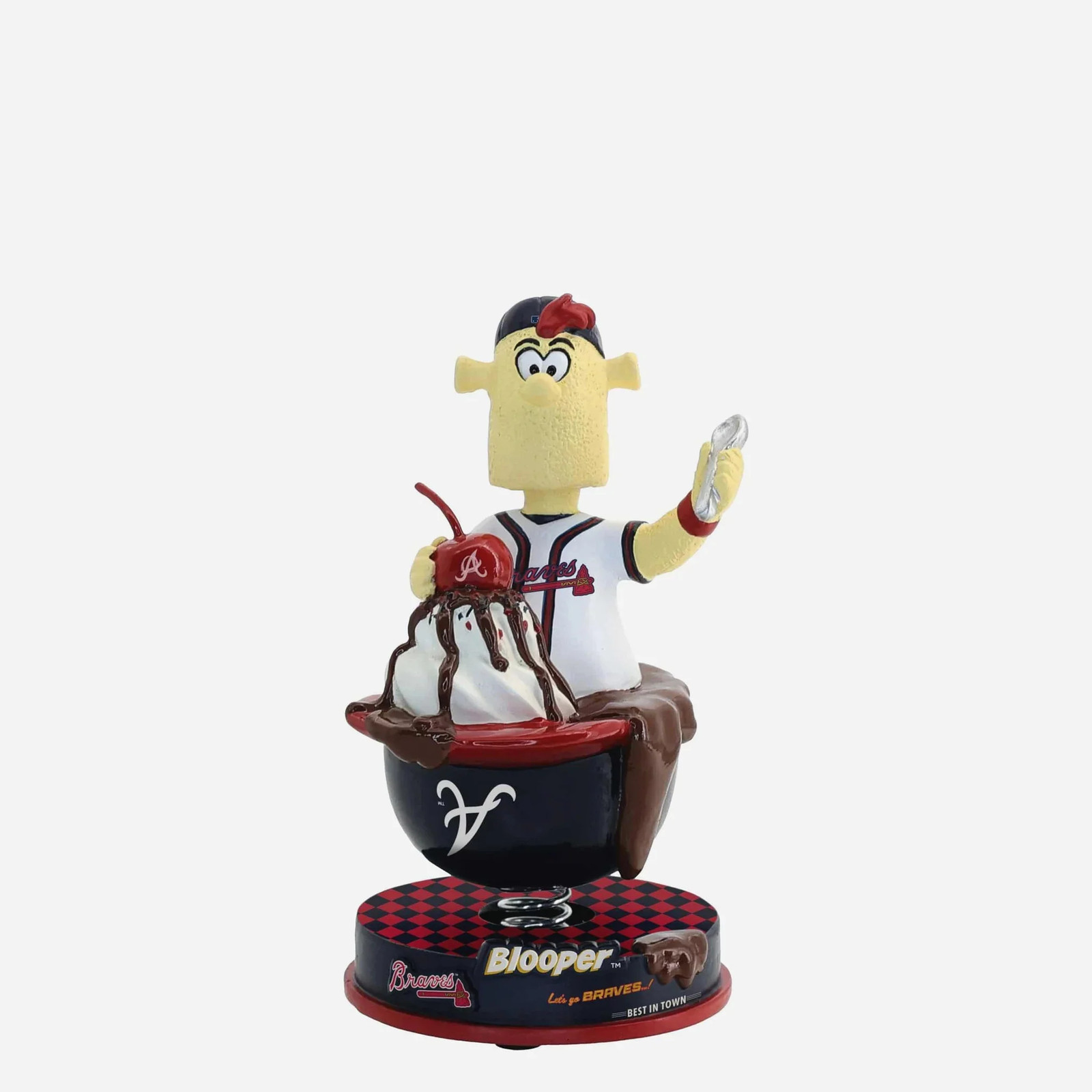Blooper Atlanta Braves Ice Cream Helmet Bobblehead MLB