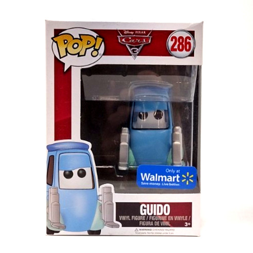 Funko Pop Vinyl Pixar Guido Walmart Exclusive Figure 286 Cars 3 Blue Loader
