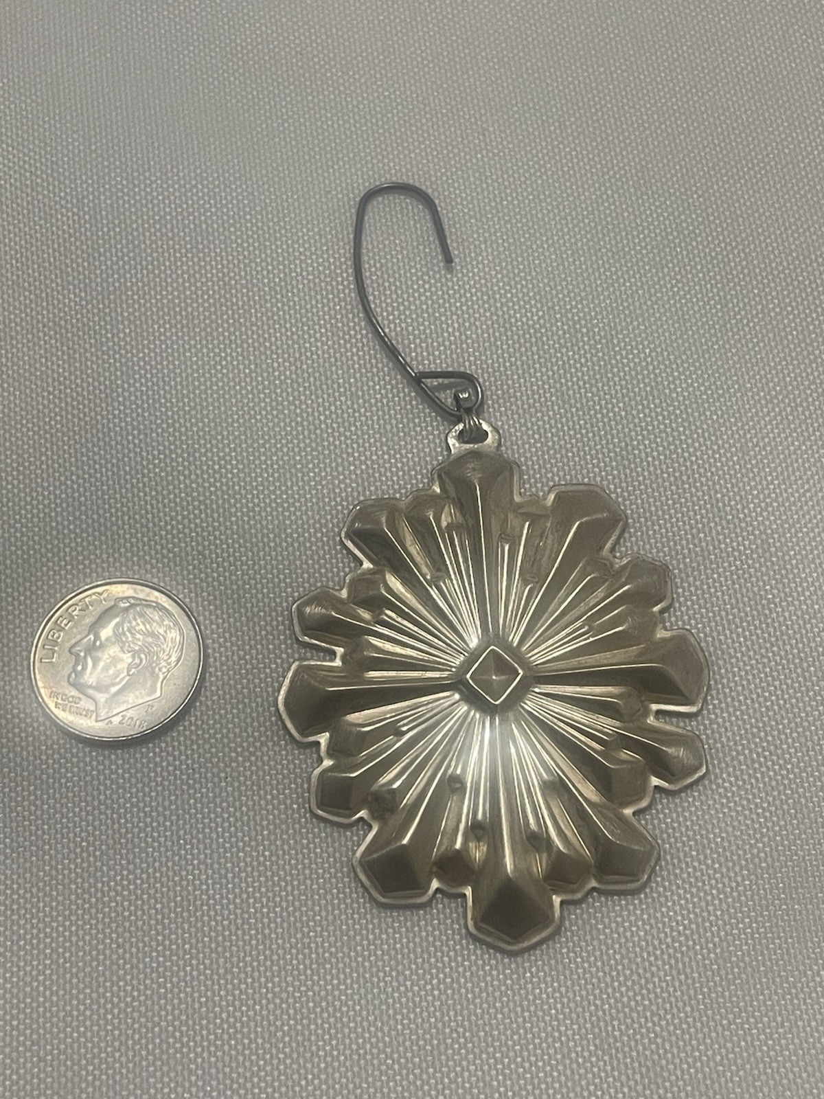 Vintage 1979 Reed & Barton Sterling Silver Christmas Star Ornament Pendant