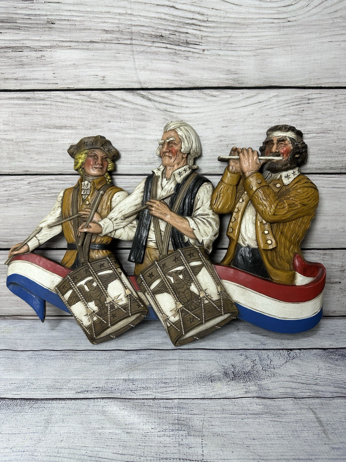 Vintage Burwood Products Spirit of 76 Phyfe and Dummer 1971 American Revolution