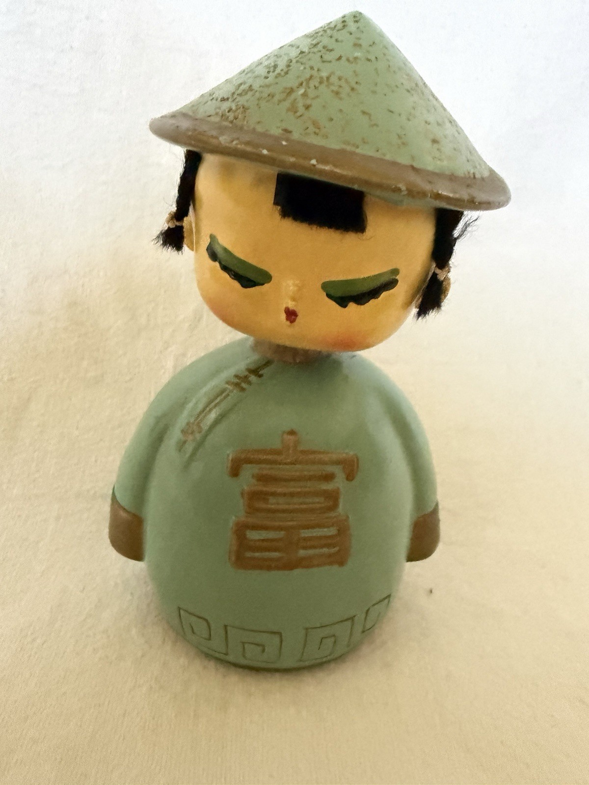 Vintage CDGC Japanese/Oriental Bobblehead/Nodder/Coin Bank-Labeled