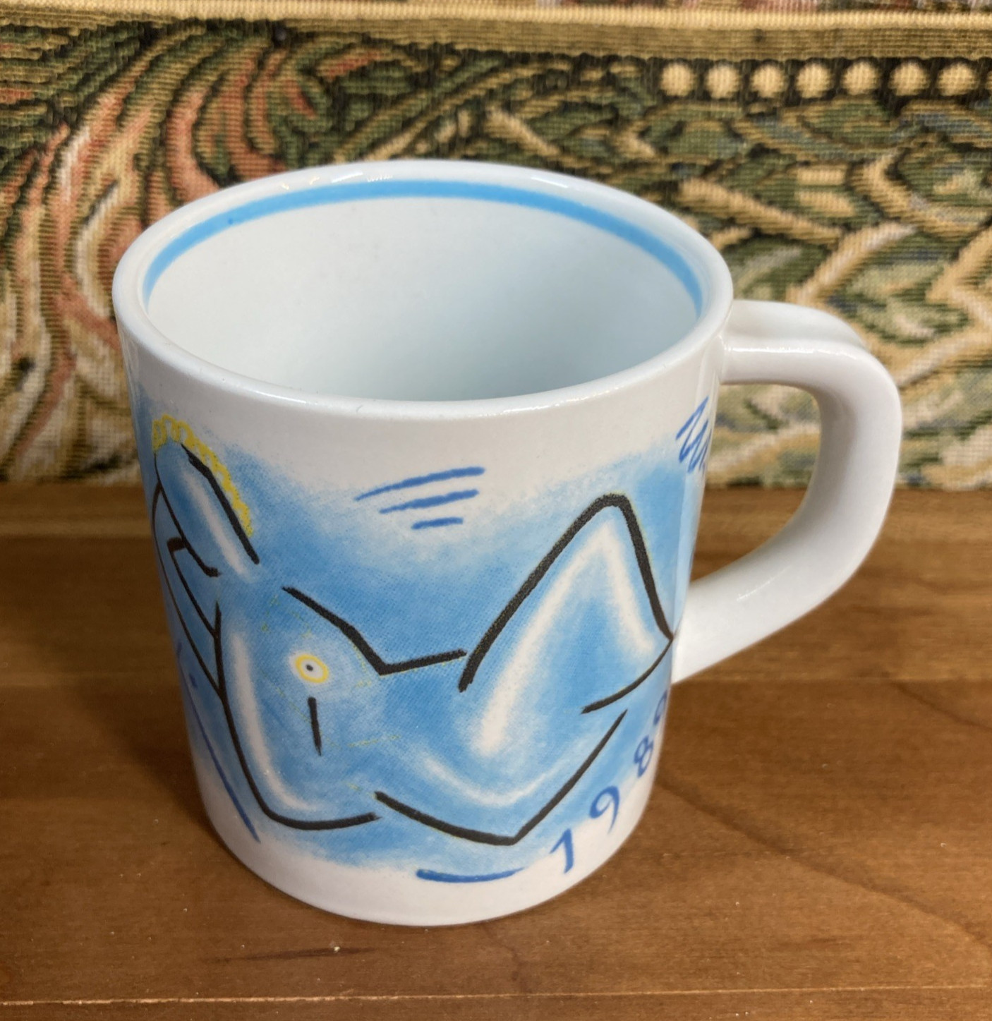 Royal Copenhagen 1989 Fajance Annual Coffee Tea Mug Cup Wilhelm Freddie 3\ Royal Copenhagen 1989 Fajance Annual Coffee Tea Mug Cup Wilhelm Freddie 3\