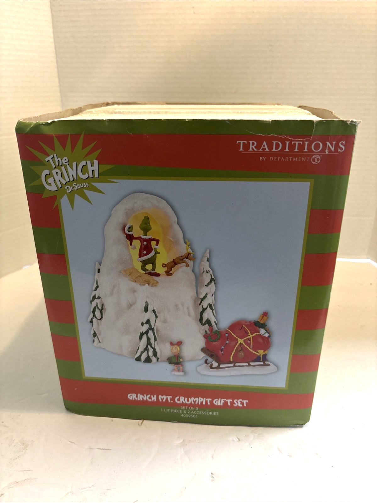 Department 56 Mount Crumpit 4059501 Grinch Village Dr Suess  Read