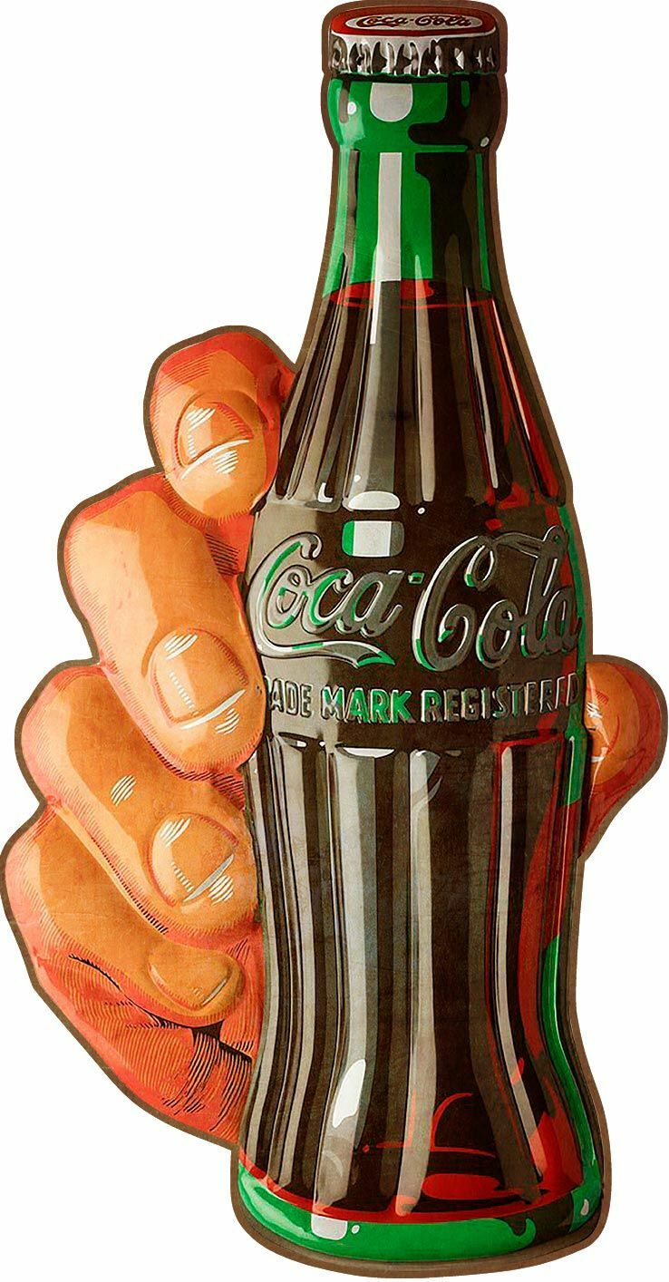 COCA COLA HAND HOLDS COKE BOTTLE 19 COCA COLA HAND HOLDS COKE BOTTLE 19