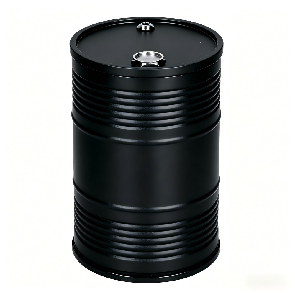 Car Ashtray with Lid, Metal Oil Drum Ashtray Smell Proof for Cup Holder Portable