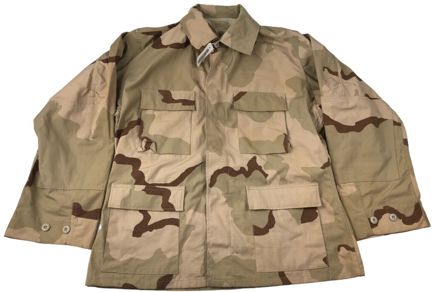 Military Jacket Mens L Desert Camouflage Combat Coat Unicor SP0100-97-D-CB11 NEW