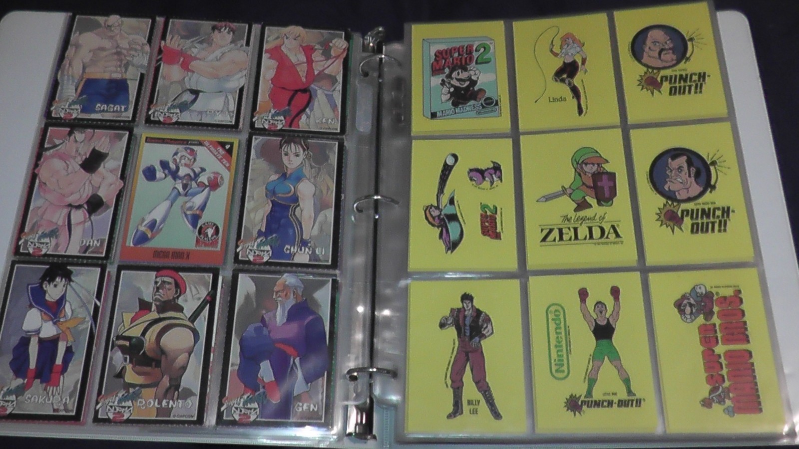 nintendo 375 card collection 1989 topps 1994 power marvel impel zelda link mario