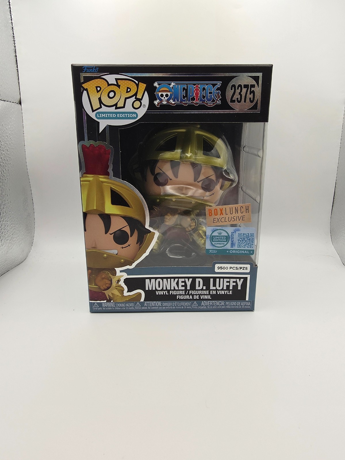 Funko Pop Box Lunch Exclusive Monkey D. Luffy LE 9500 #2375 IN HAND