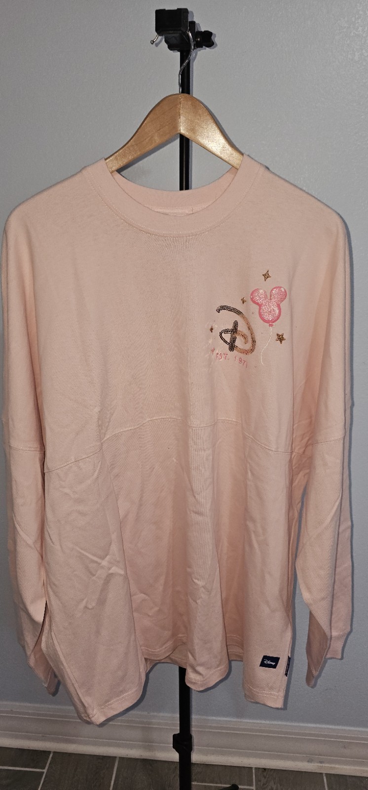 Walt Disney World Official Pink Spirit Jersey Mickey Balloon Women 2XL NEW