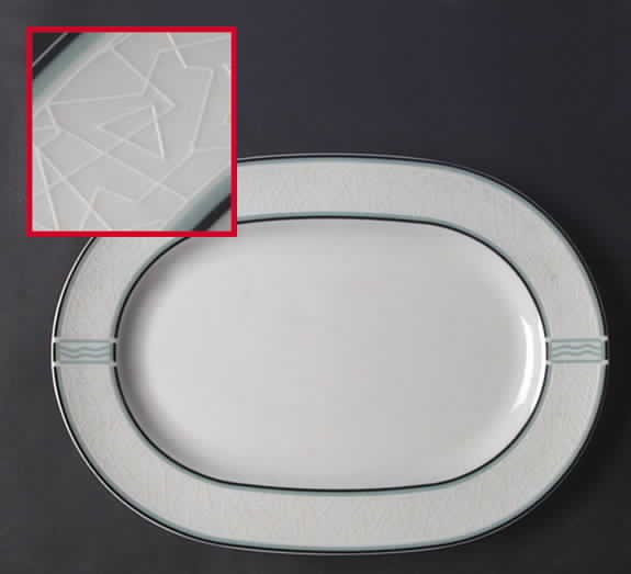 Noritake Ricochet Oval Serving Platter 461406