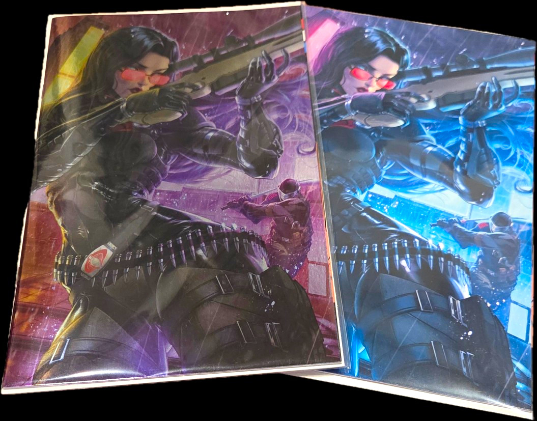 G.I. Joe Real American Hero  #330 Foil And Virgin Variant 616 Limited 750. Set