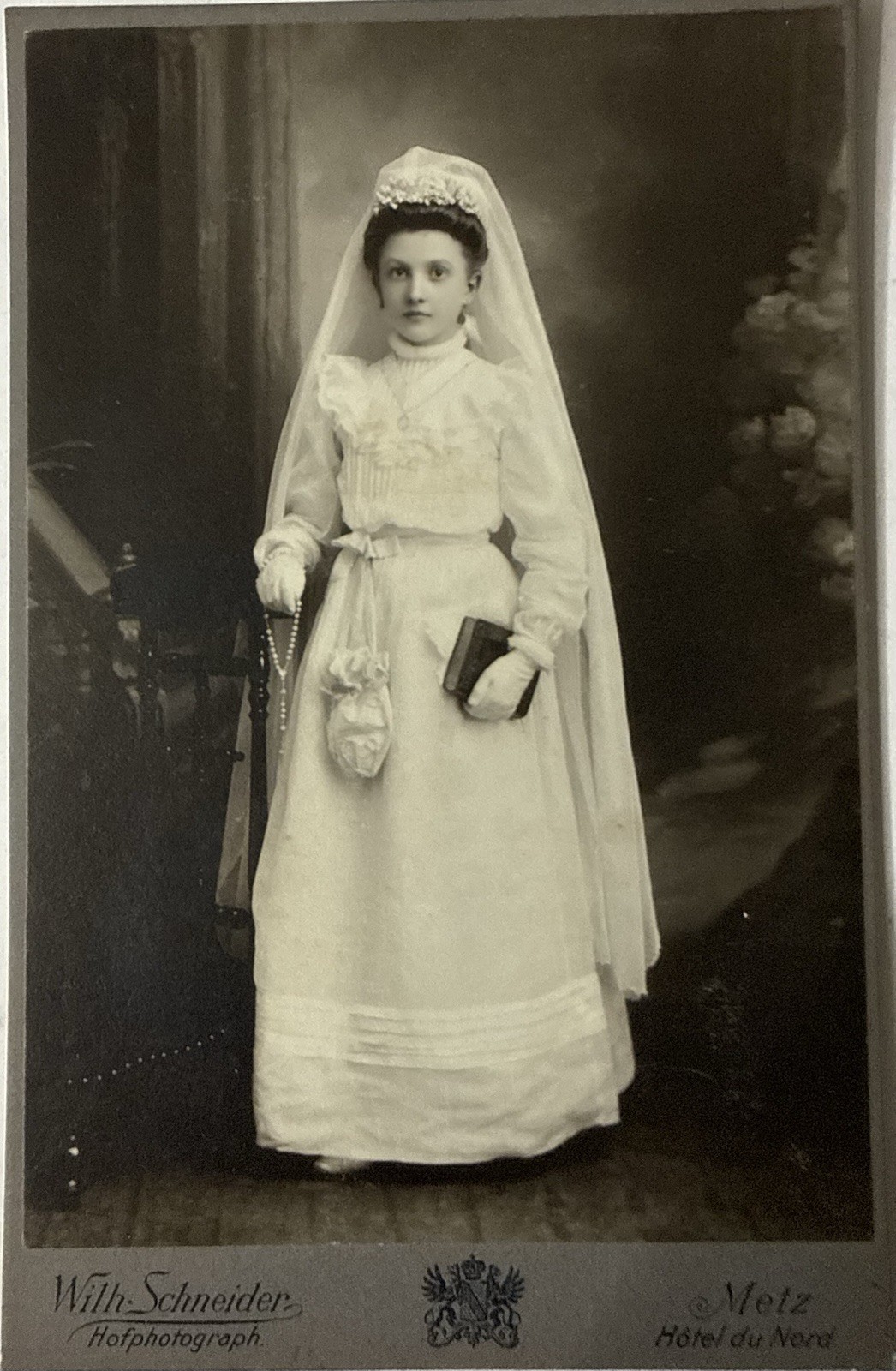 Antique German Cabinet Card Photo Lot of 6 Children Portraits 1st Communion
