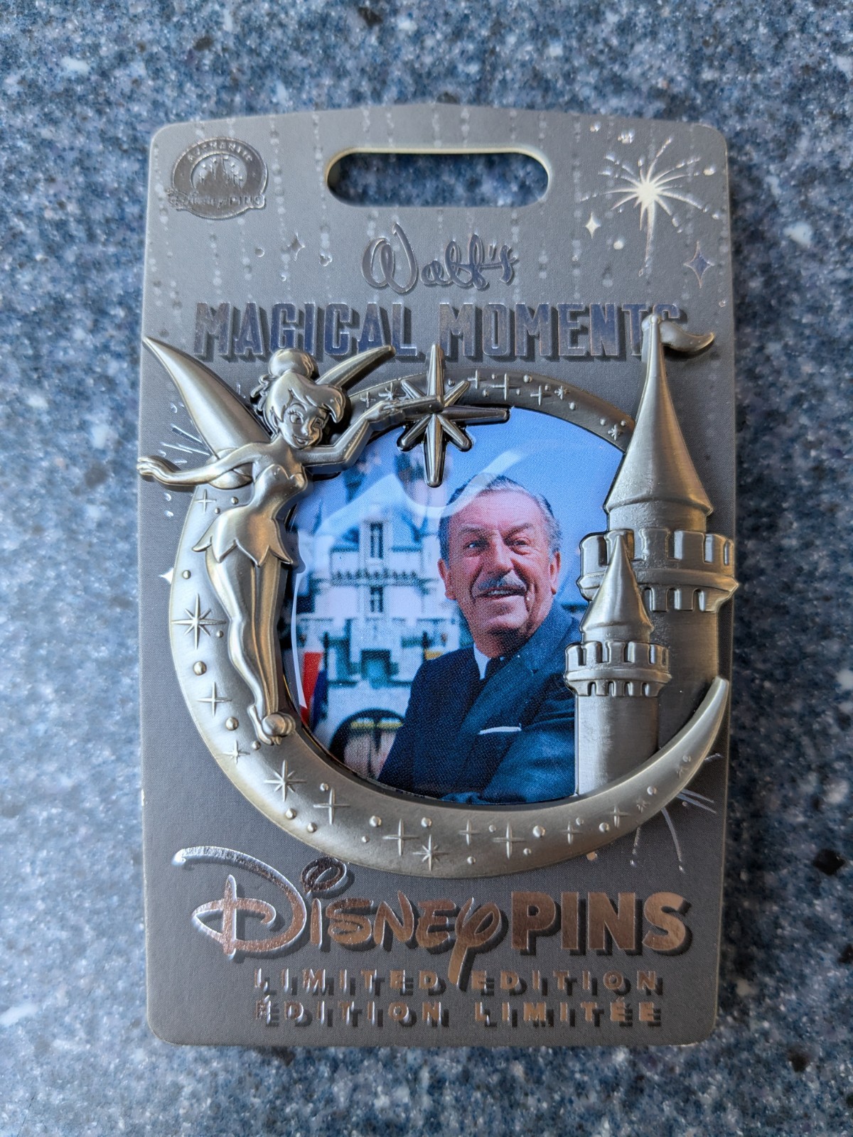 Disney Parks Pin  Tinker Bell and Castle Walt’s Magical Moments 10/12 LE 2500