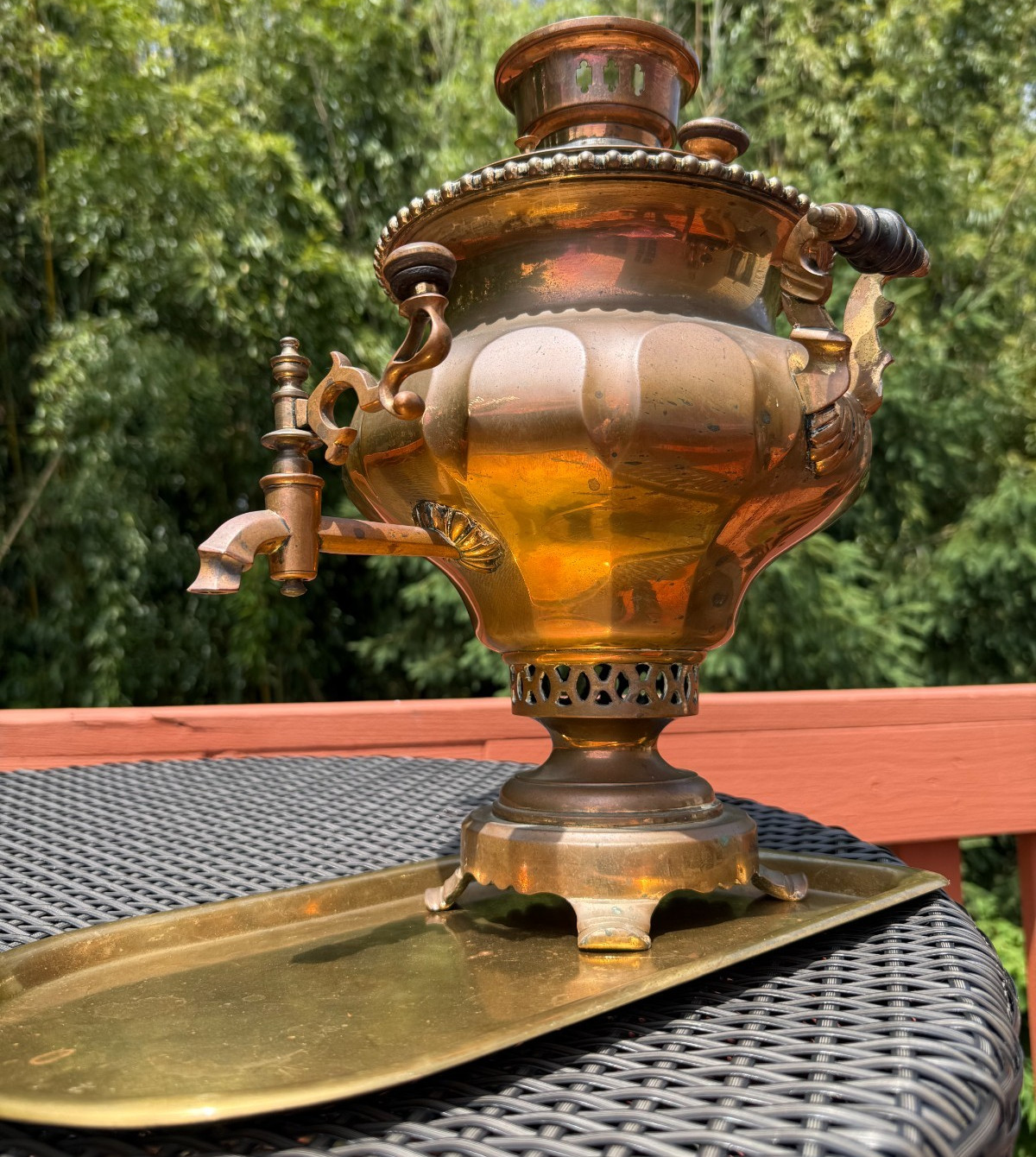 Rare Antique Imperial Russian Samovar Tampak. Good Working Antique Condition