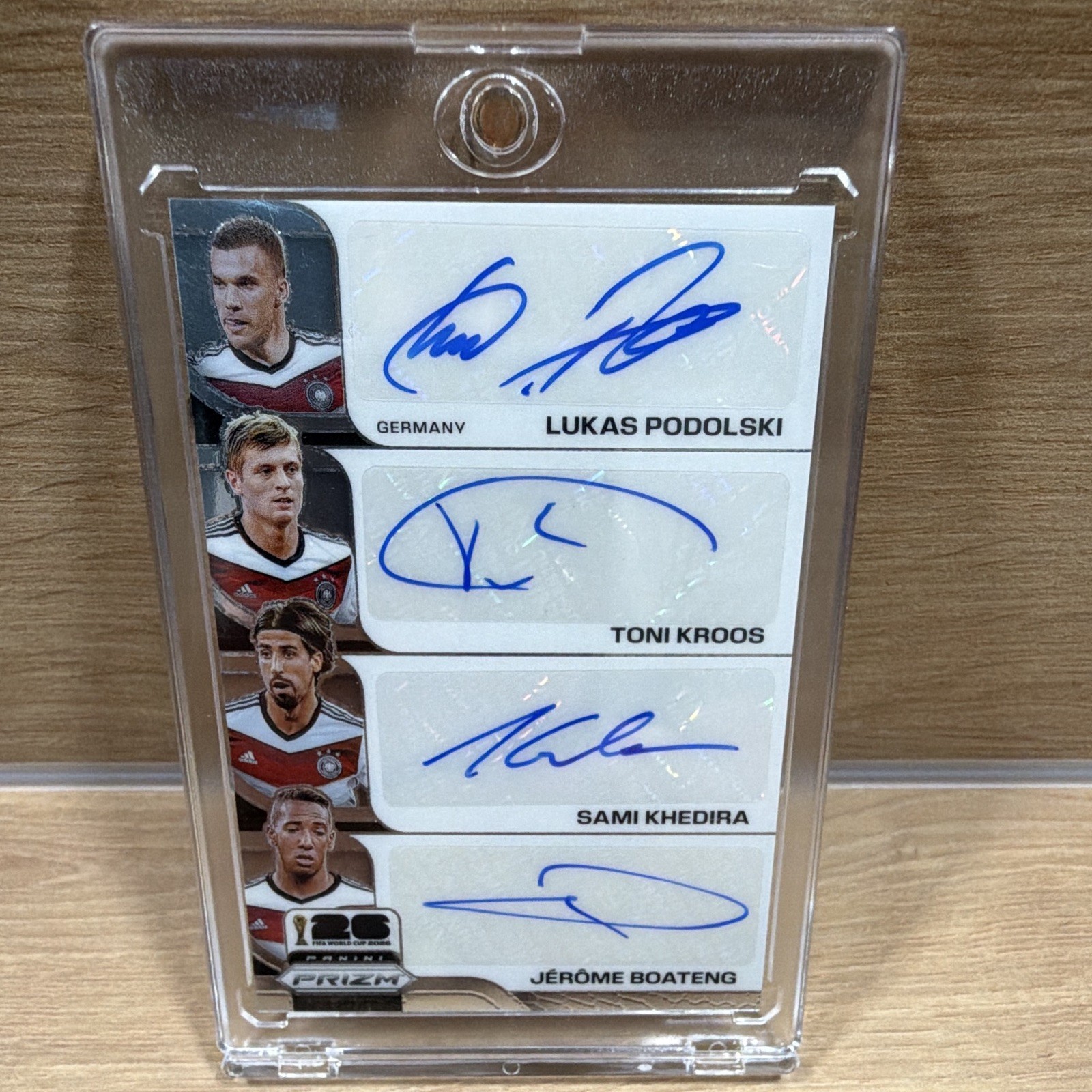 Panini Prizm FIFA World Cup 2026 Germany Quad Auto OS-GER Podolski Kroos