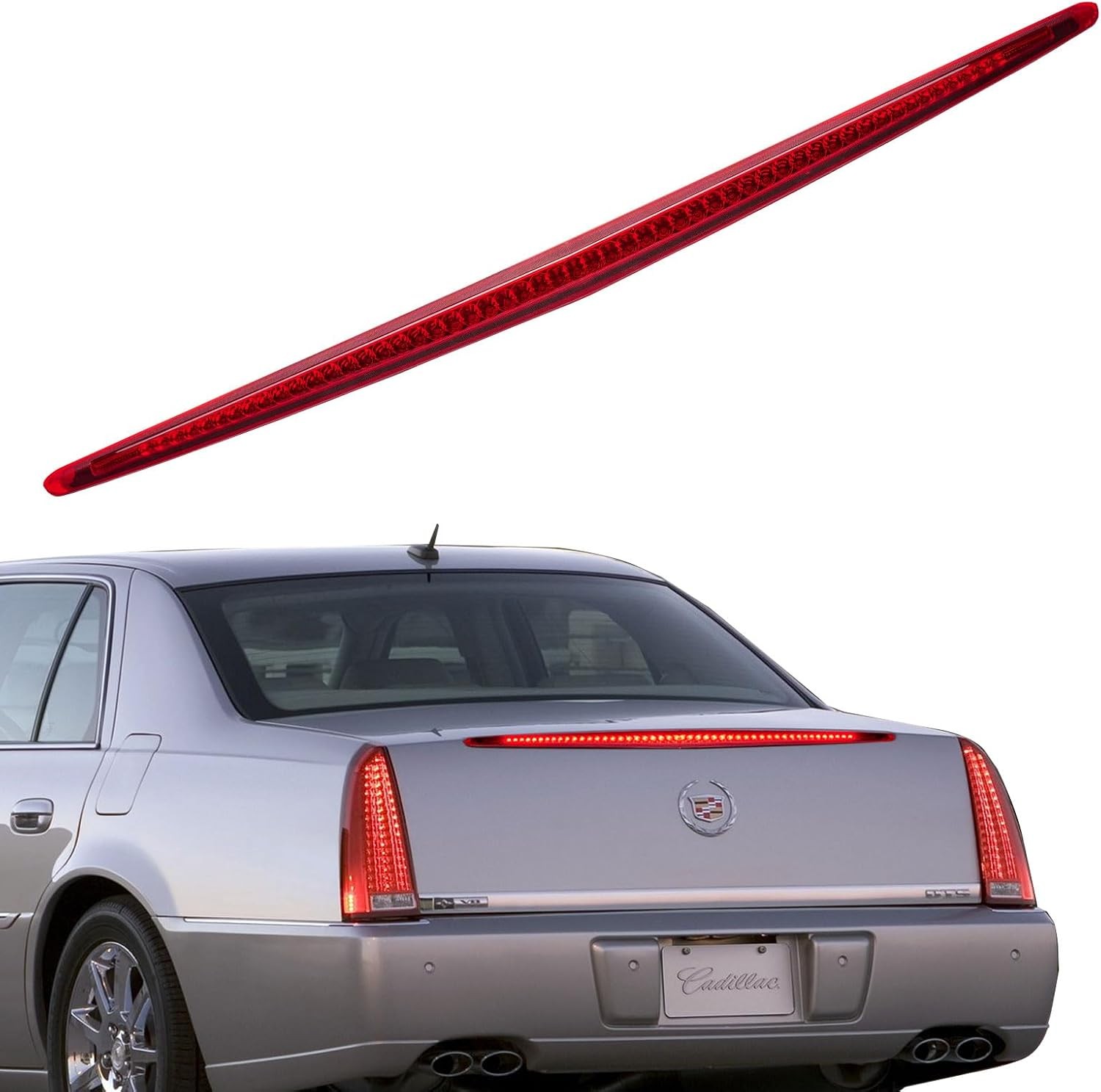 Third 3rd Brake Light LED for 2006-2011 Cadillac DTS, High Mount Rear Brake