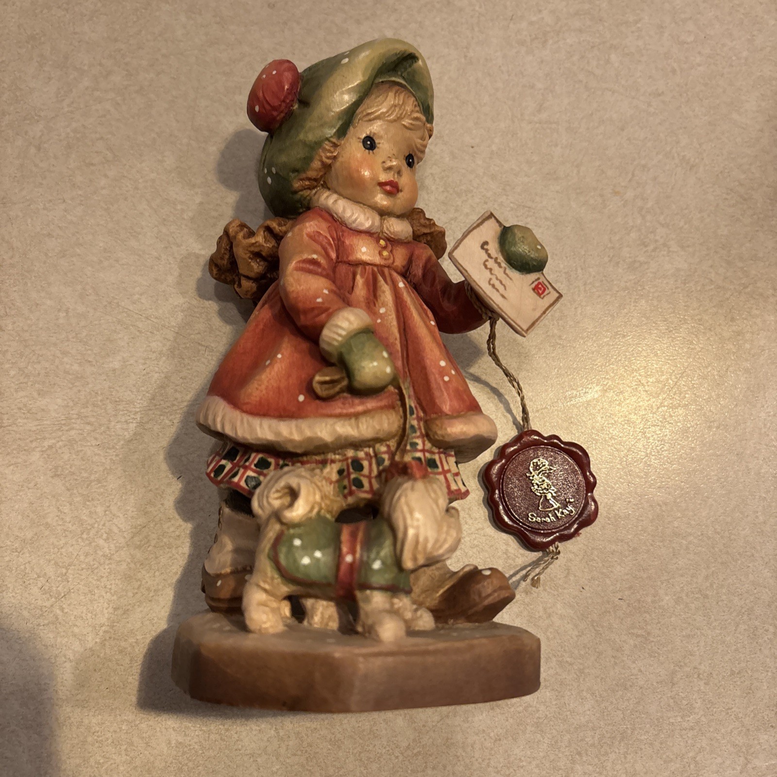 Anri Woodcarving Sarah Kay 7in \ Anri Woodcarving Sarah Kay 7in \