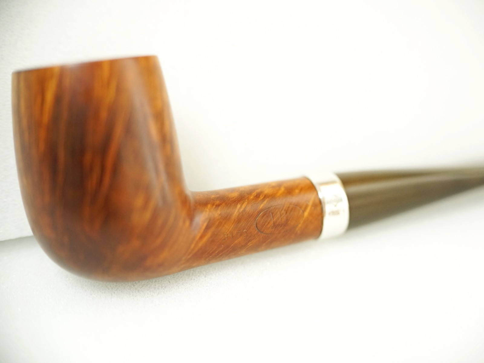 2003 Dunhill Root Briar 3103 Billiard AD 925 Silver Band Estate Pipe