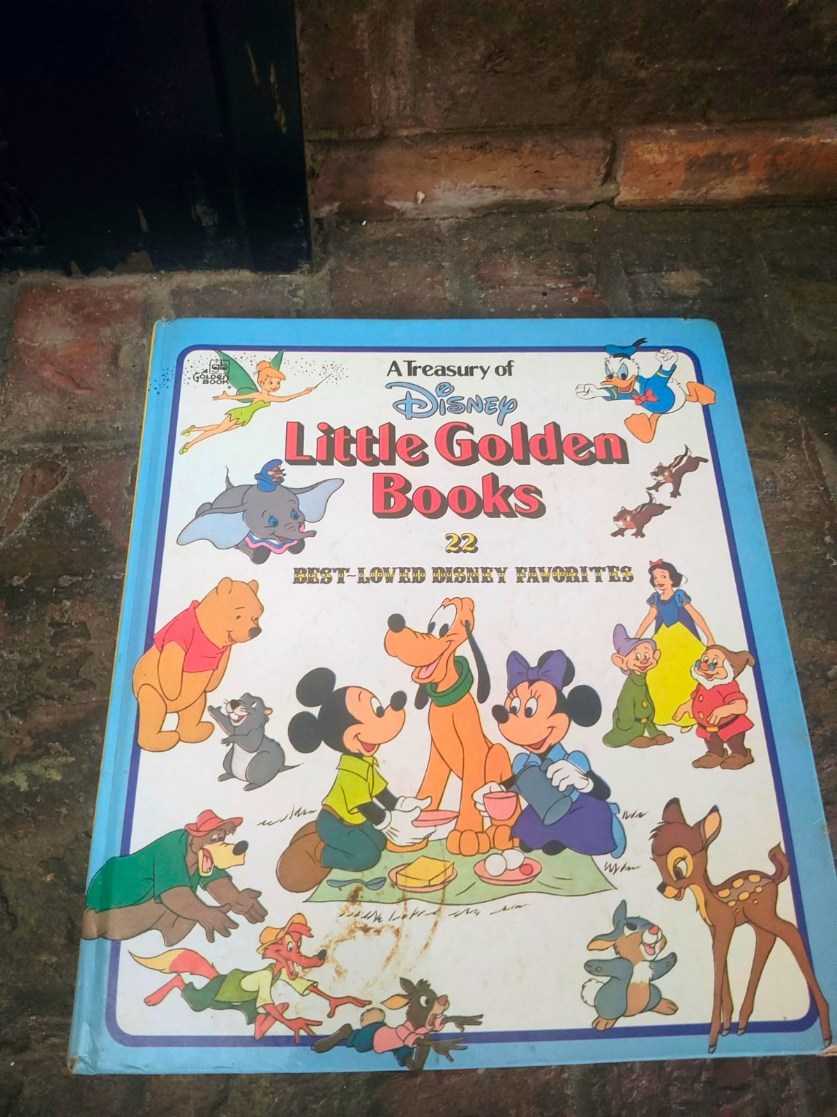 Golden Press Treasury of Disney Little Golden Books Best-Loved Favorites 1978
