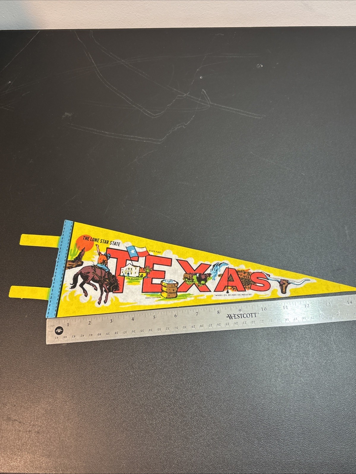 Vintage The Lone Star State, Texas Pennat (B3) Vintage The Lone Star State, Texas Pennat (B3)