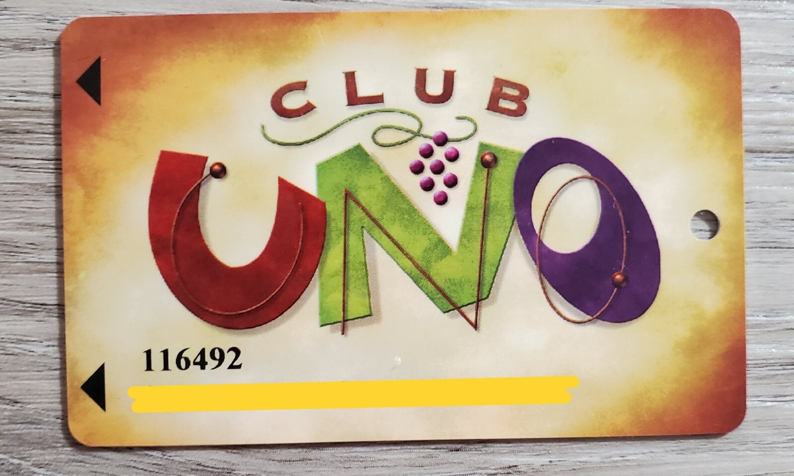 Casino Monte Lago Las Vegas Vintage UNO Slot Card