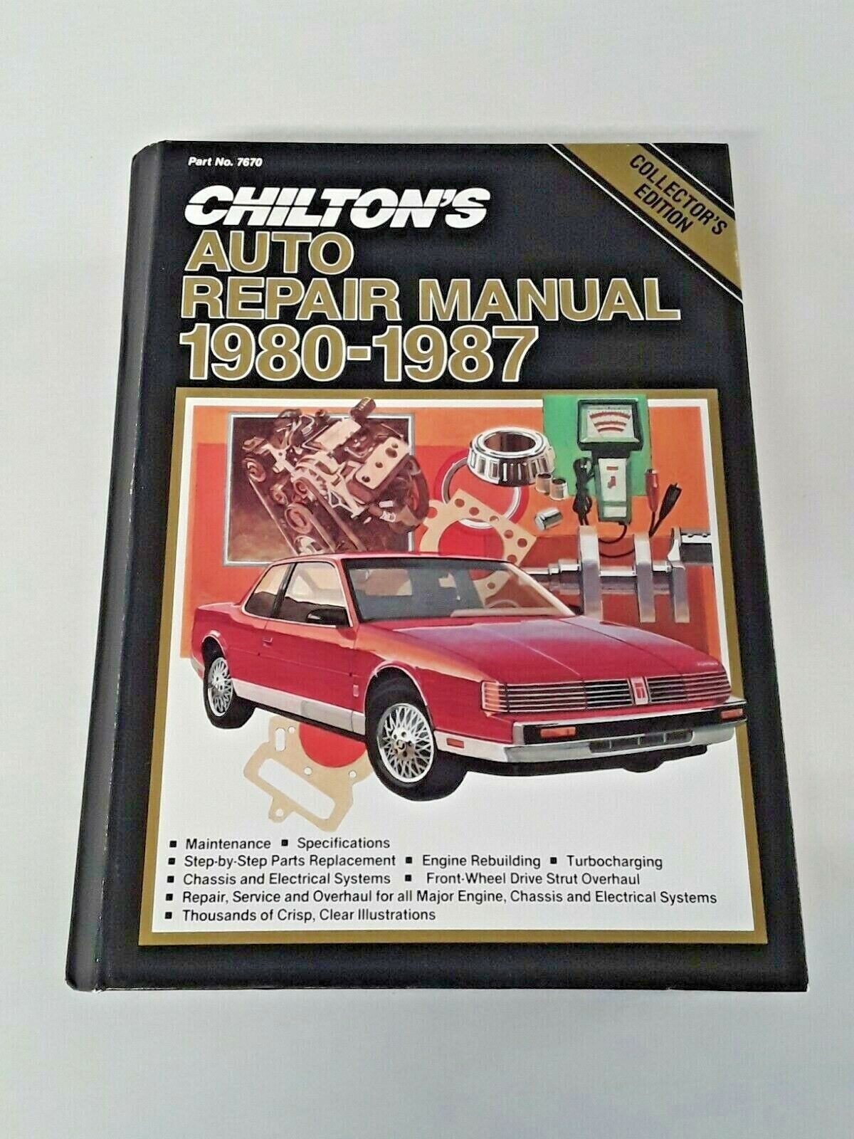 Chilton\'s Auto Repair Manual 1980-1987 Vintage Book