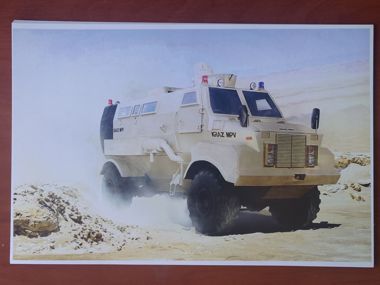 KrAZ MPV armored personnel carrier photo 20x30 cm KrAZ MPV armored personnel carrier photo 20x30 cm