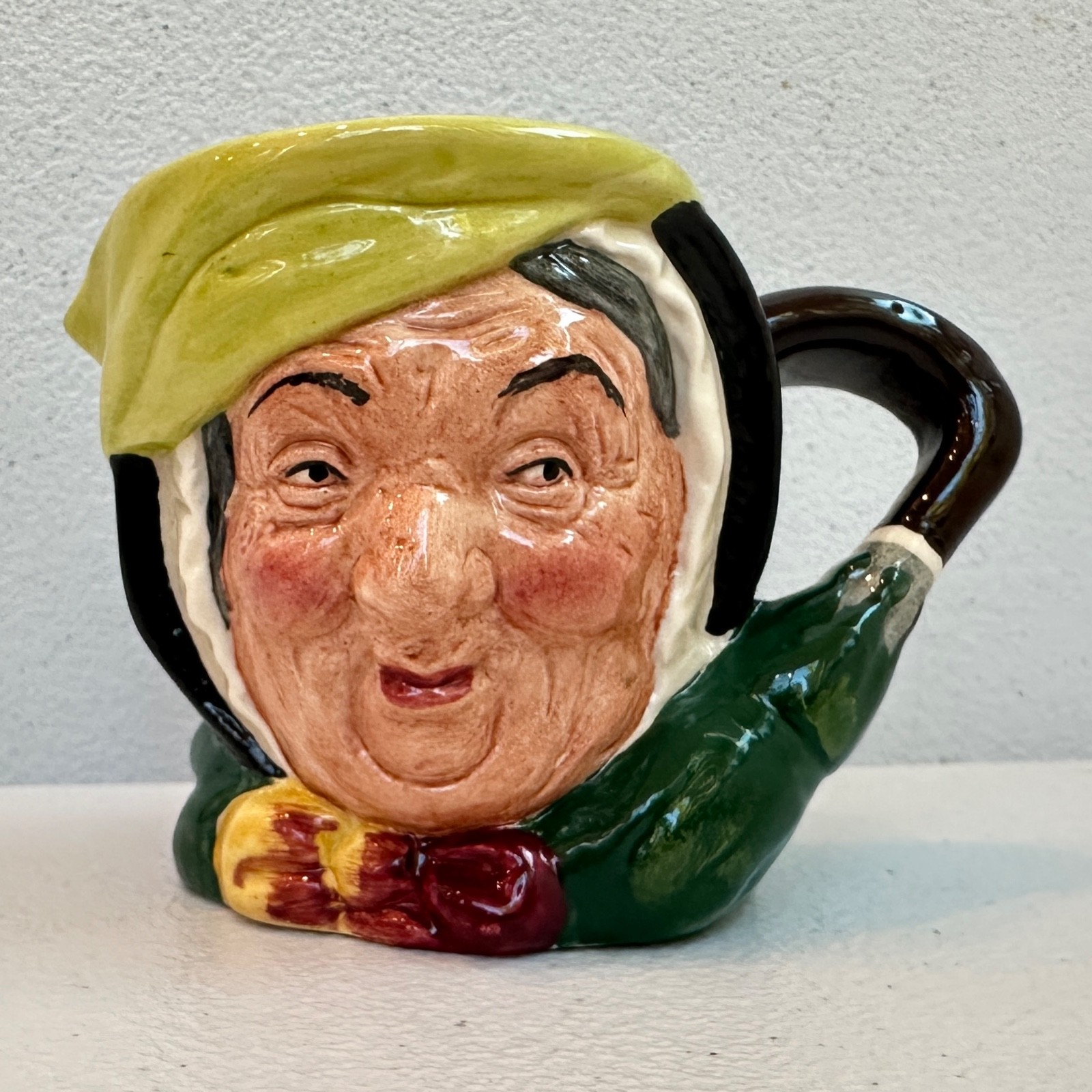 Vintage Royal Doulton Sairey Gamp Mini Character Jug Toby Mug D5451 Vintage Royal Doulton Sairey Gamp Mini Character Jug Toby Mug D5451