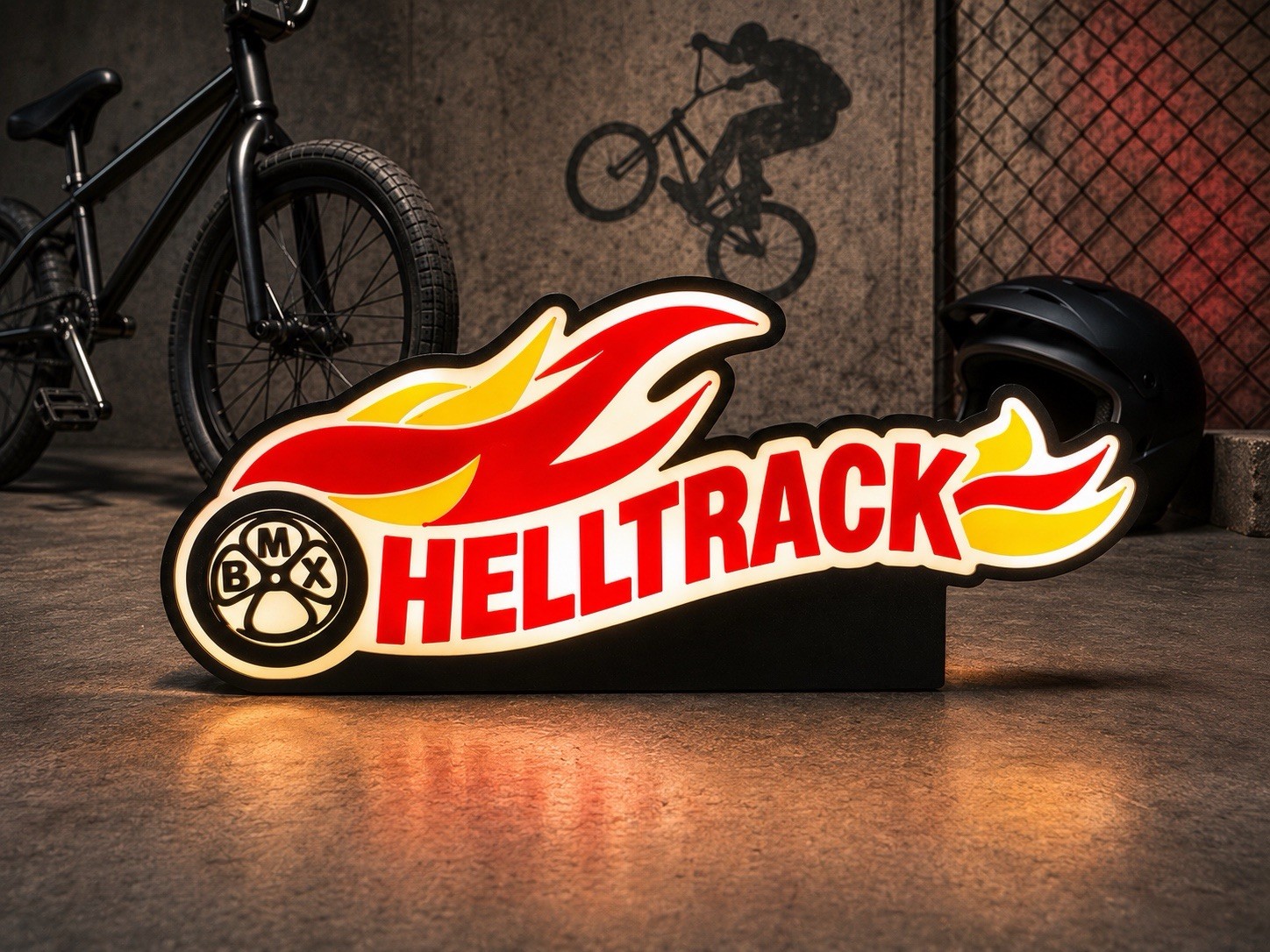 Vintage style RAD BMX Helltrack light