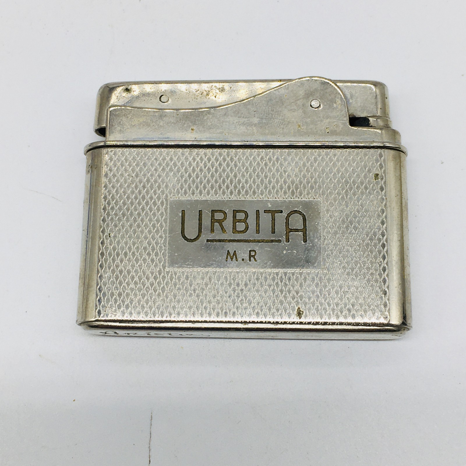 Vintage MARVIN URBITA Arista Silver Tone Pocket Lighter Collectible Tobacciana Vintage MARVIN URBITA Arista Silver Tone Pocket Lighter Collectible Tobacciana