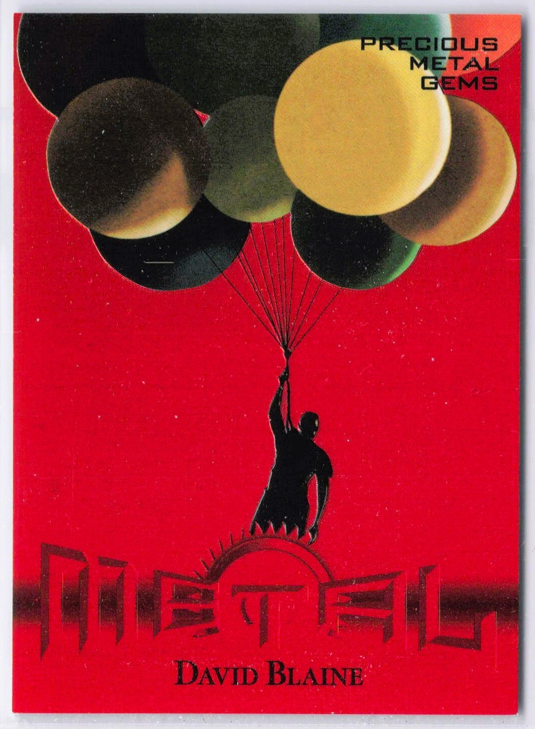 2026 Metal Universe SE David Blaine 089/100 Retro PMG Precious Metal Gems Red