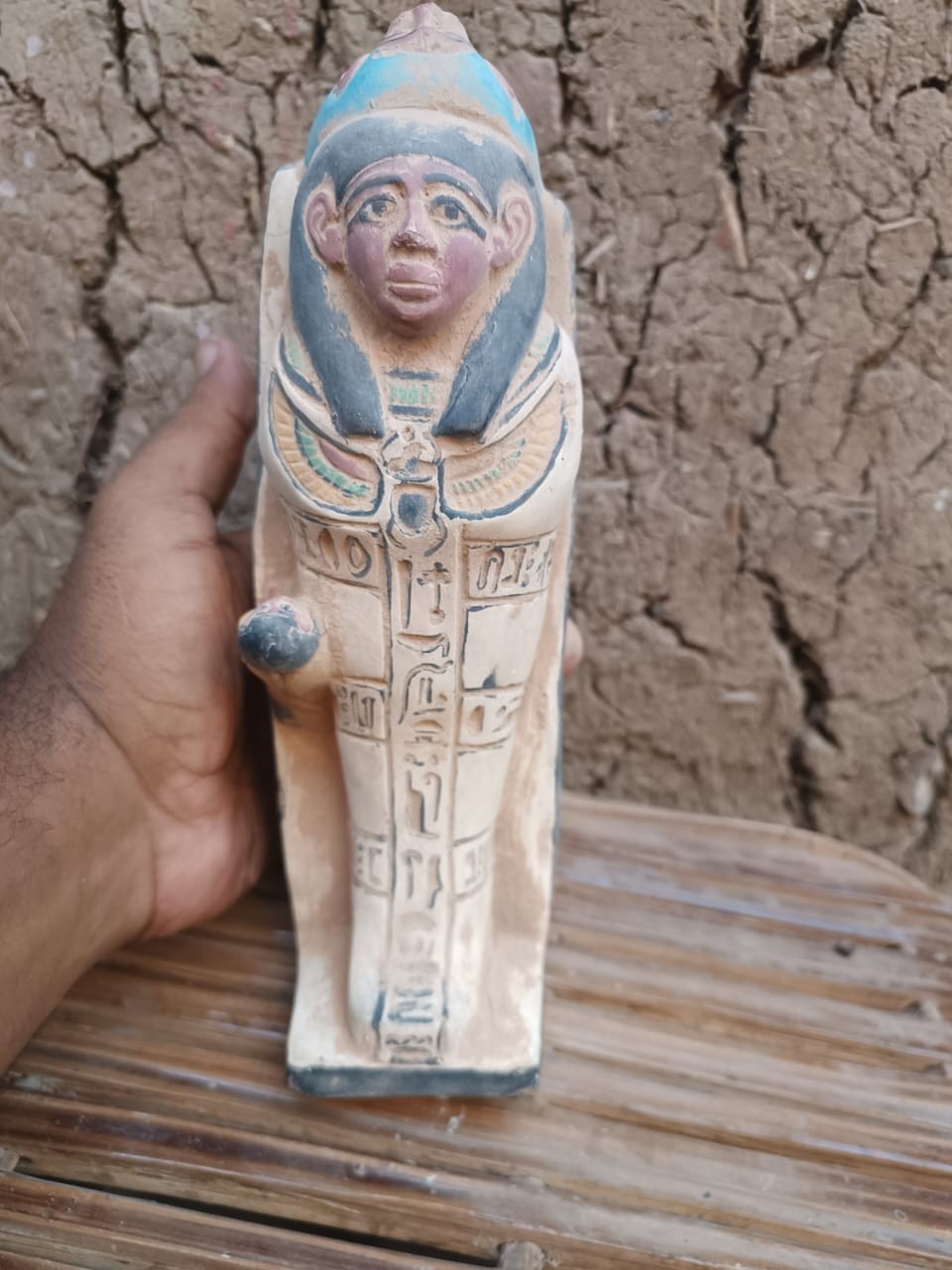 Rare Ancient Egyptian Antiquities Unique Ushabti Pharaonic Coffin Egyptian BC