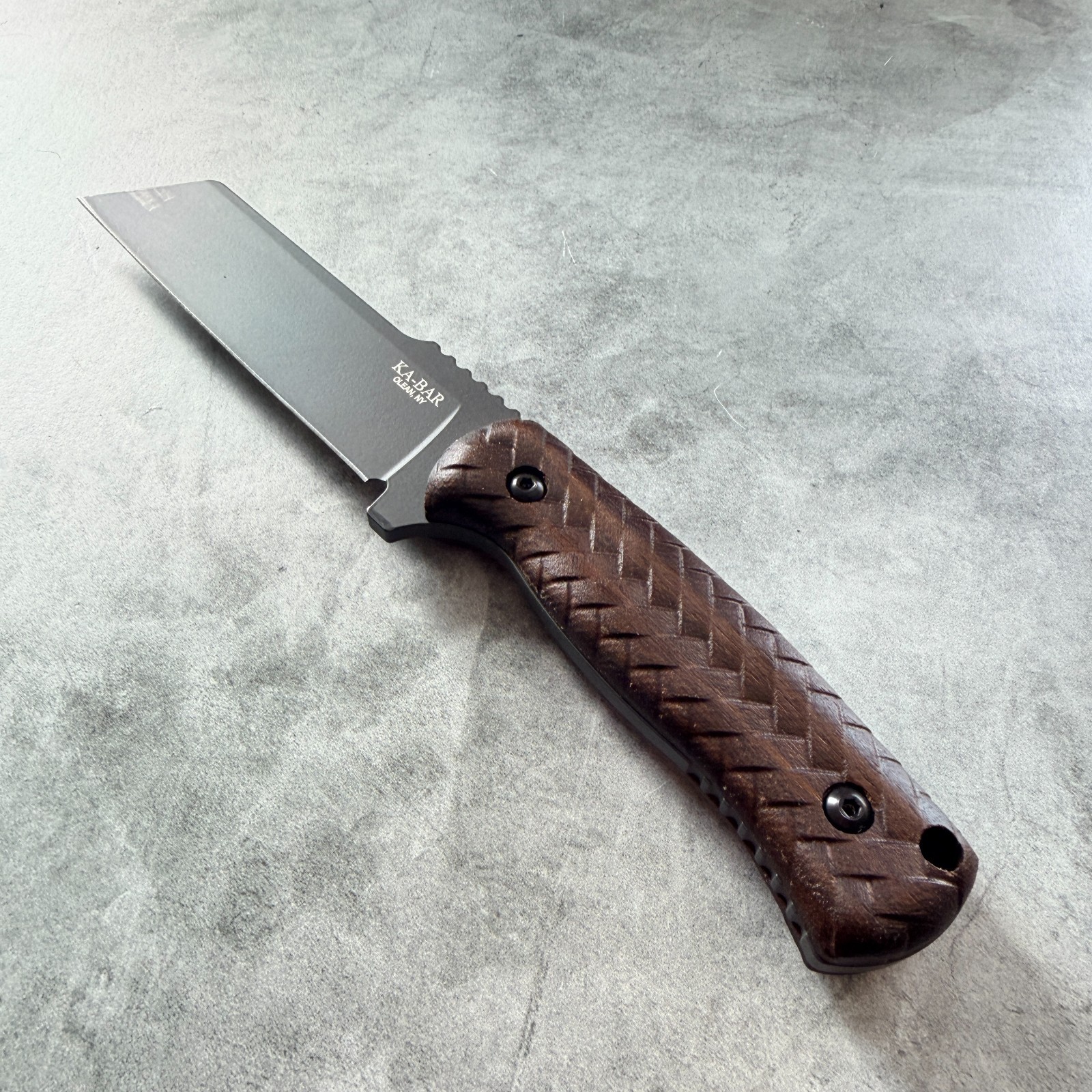 Nobleweave handles scales for Ka-Bar George Cool Name