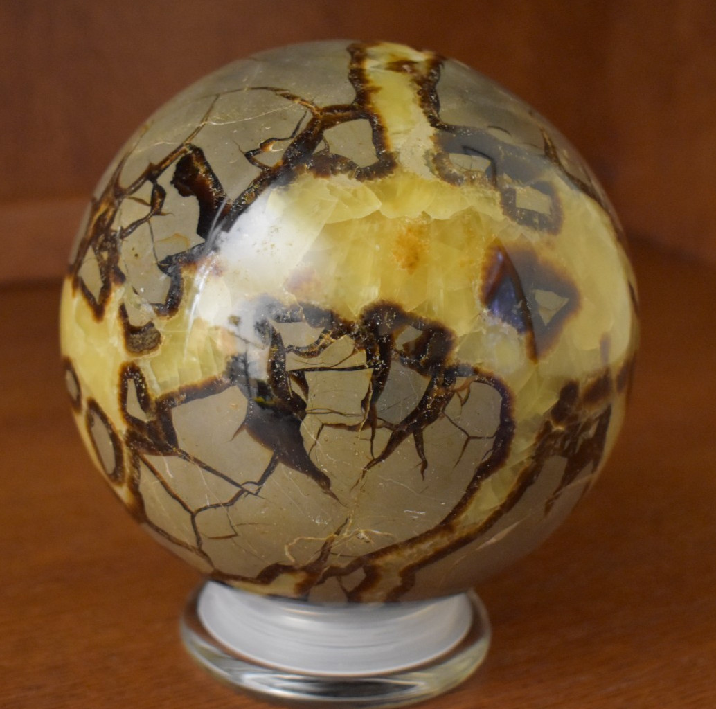 Large Dragon Septarian Sphere 5705 grams 159 mm Large Dragon Septarian Sphere 5705 grams 159 mm
