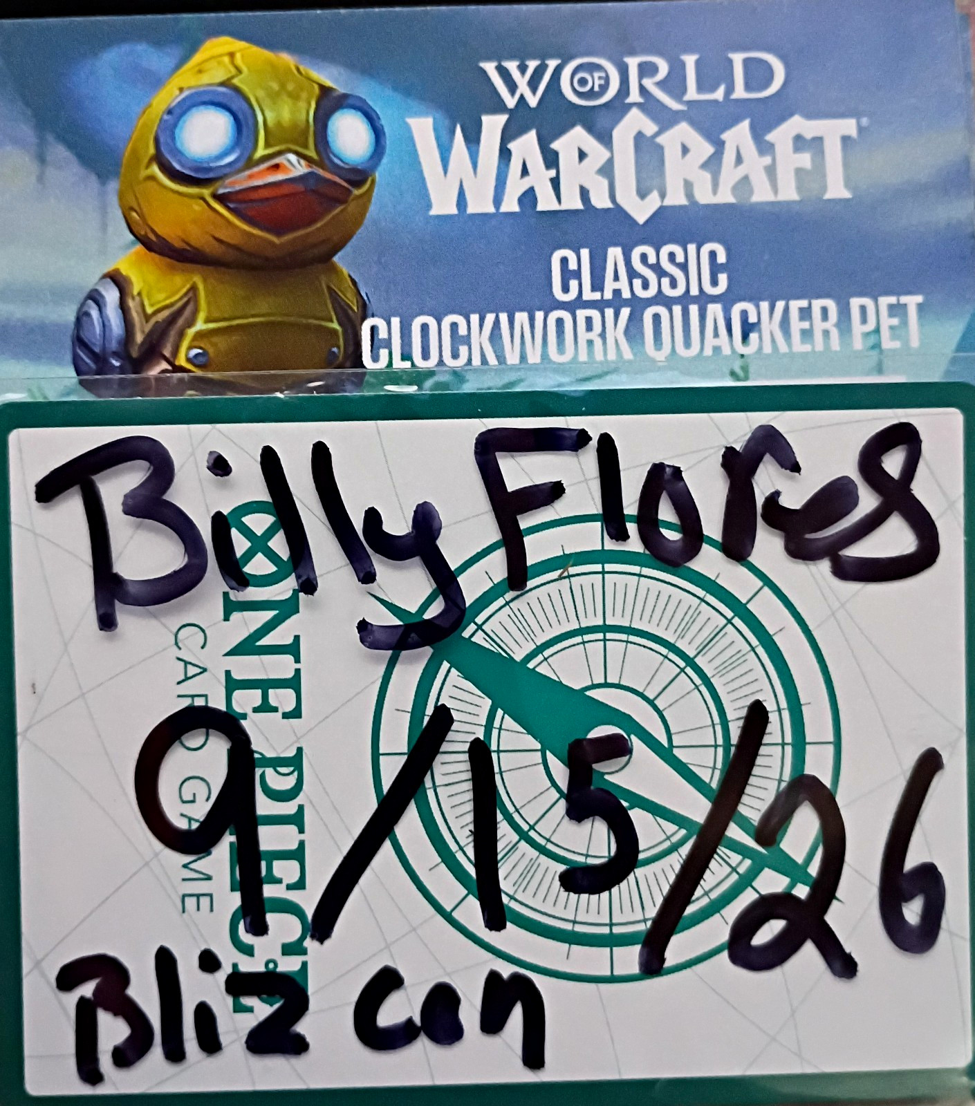 World of Warcraft Classic Clockwork Quacker Pet Crypto-Collectible 9/15/26