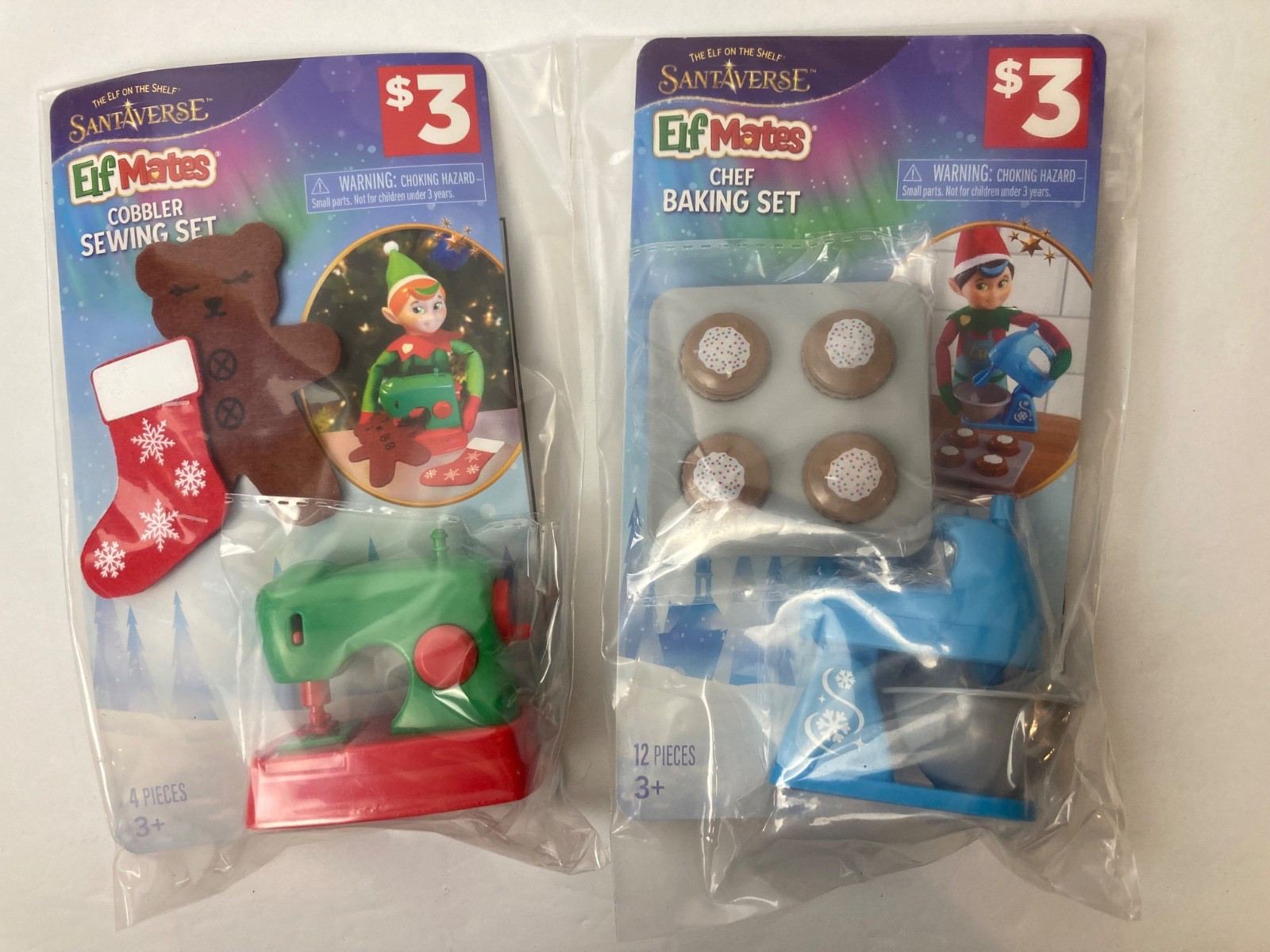 Elf Mates Chef Baking Cobbler Sewing Toy Set Elf On The Shelf Lot