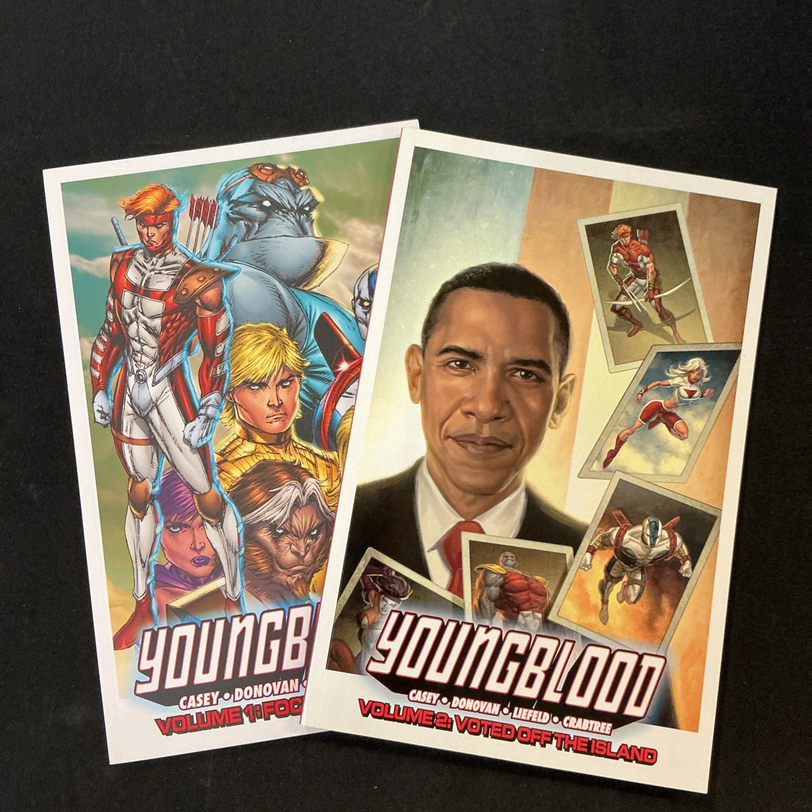 Youngblood Volume 1-2: Focus Tested, Voted Off The Island ~ Joe Casey ~ TPB