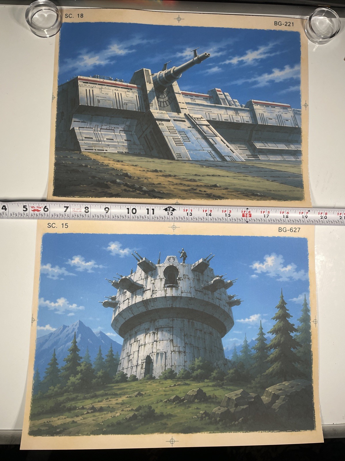G.I. JOE  Animation Cel Background Vintage PRINT Cartoons Art COMMAND / DOME Art