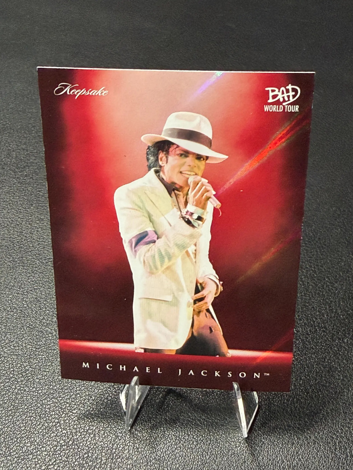 2025 Keepsake Michael Jackson #44 Red Parallel 15/87 + Free Pack