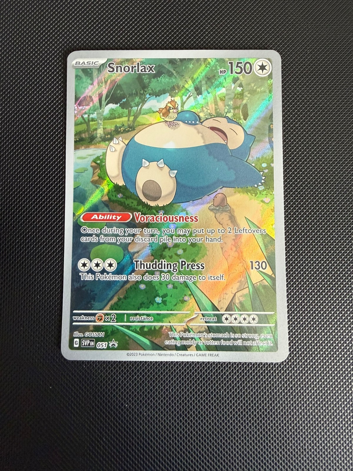 Pokemon Snorlax 051 - Scarlet & Violet Promos (LP)