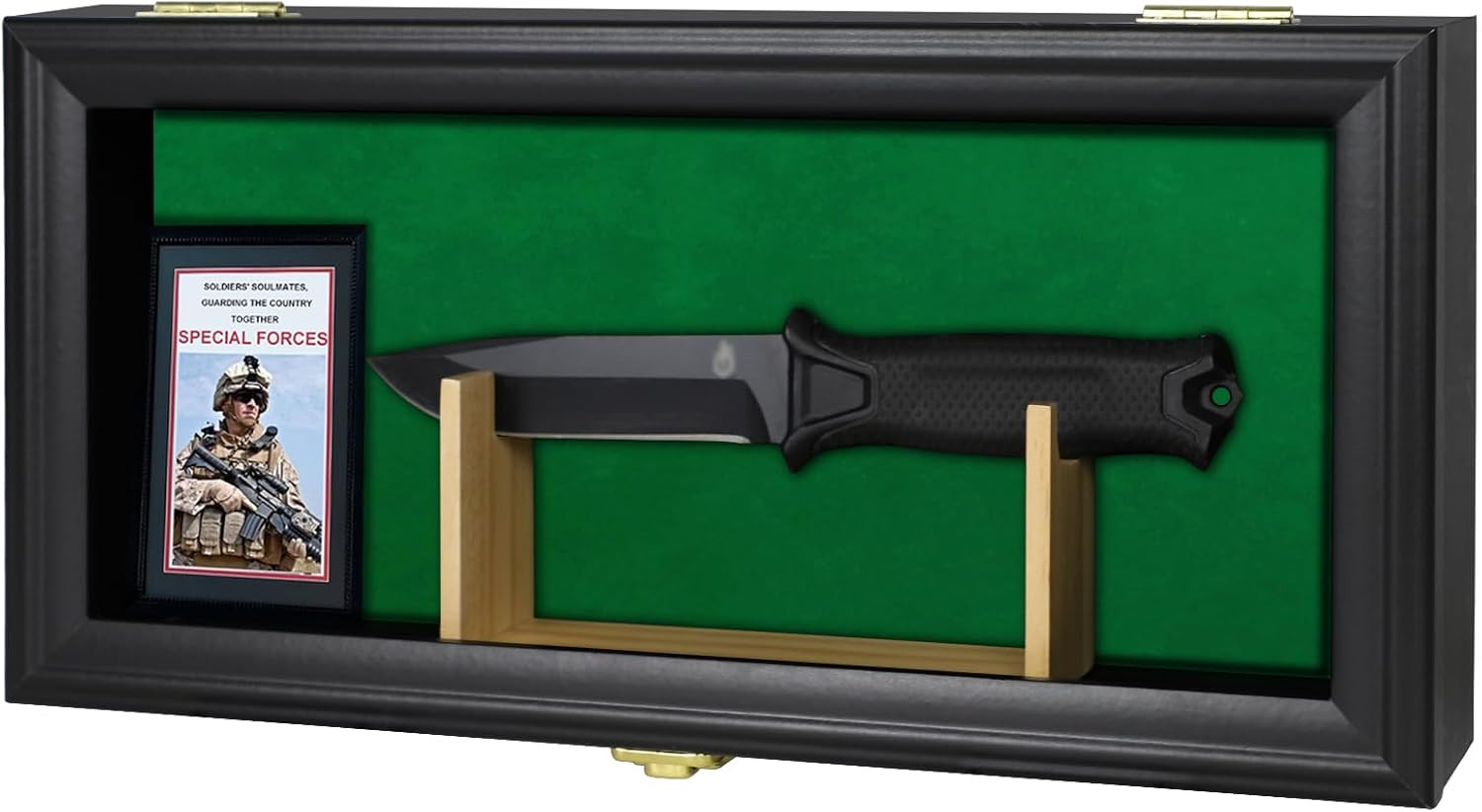 Knife Display Case Collect Pocket Knife Display Stand Military Folding Single Kn