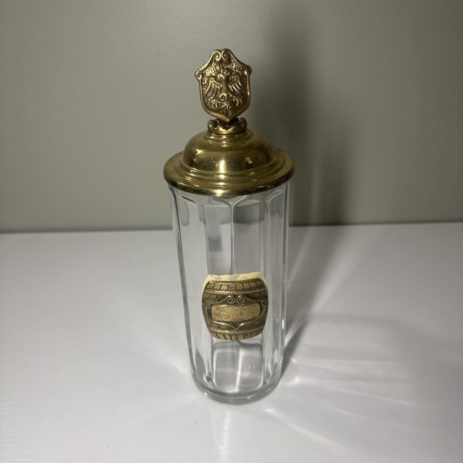 Vintage European Glass Beer Stein - Verrerie Cristallerie D\'Arques 