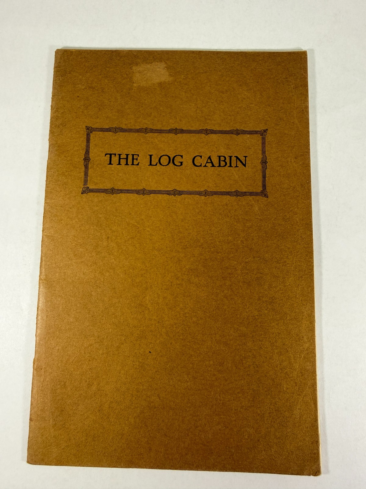Vintage 1926 The Log Cabin Magnolia Iowa Harrison County Pioneer Memorial