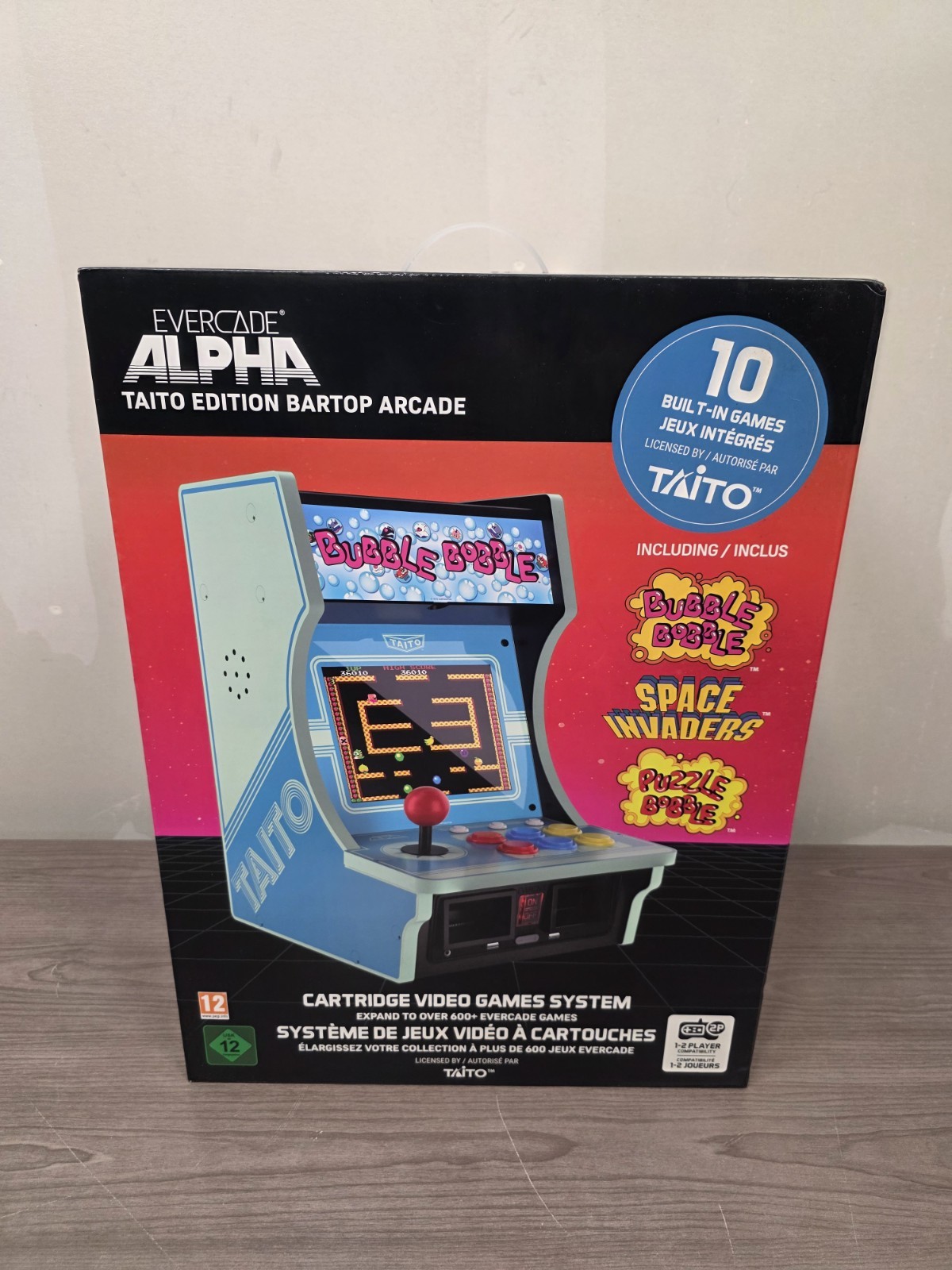 Evercade Alpha Taito Edition Retro Arcade Machine Bartop Game Brand New & Sealed